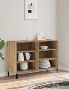 vidaXL Сайдборд дъб артизан 1035x35x70 см инженерно дърво