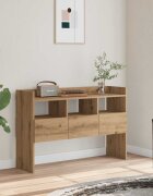 vidaXL Сайдборд дъб артизан 105x30x70 см инженерно дърво