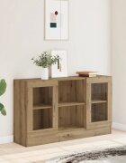 vidaXL Сайдборд дъб артизан 120x305x70 см инженерно дърво