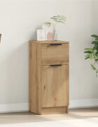 vidaXL Сайдборд дъб артизан 30x30x70 см инженерно дърво