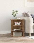 vidaXL Сайдборд дъб артизан 35x35x55 см инженерно дърво