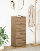 vidaXL Сайдборд дъб артизан 375x35x99 см инженерно дърво