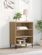 vidaXL Сайдборд дъб артизан 57x35x70 см инженерно дърво