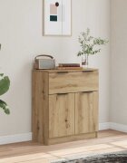 vidaXL Сайдборд дъб артизан 60x30x70 см инженерно дърво