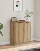vidaXL Сайдборд дъб артизан 60x30x70 см инженерно дърво