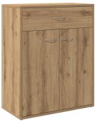 vidaXL Сайдборд дъб артизан 60x30x75 см инженерно дърво