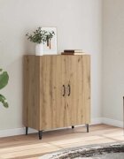 vidaXL Сайдборд дъб артизан 70x34x90 см инженерно дърво