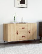 vidaXL Сайдборд дъб сонома 100x36x60 см инженерно дърво