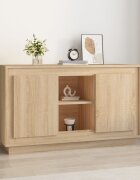 vidaXL Сайдборд дъб сонома 102x35x60 см инженерно дърво