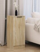 vidaXL Сайдборд дъб сонома 30x30x70 см инженерно дърво