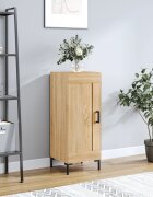 vidaXL Сайдборд дъб сонома 345x34x90 см инженерно дърво