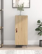 vidaXL Сайдборд дъб сонома 345x34x90 см инженерно дърво
