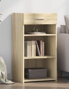 vidaXL Сайдборд дъб сонома 50x425x93 см инженерно дърво