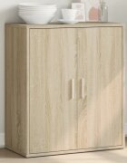 vidaXL Сайдборд дъб сонома 60x31x70 см инженерно дърво