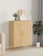 vidaXL Сайдборд дъб сонома 695x34x90 см инженерно дърво