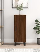 vidaXL Сайдборд кафяв дъб 345x34x90 см инженерно дърво