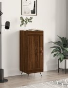 vidaXL Сайдборд кафяв дъб 345x34x90 см инженерно дърво