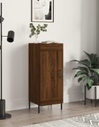 vidaXL Сайдборд кафяв дъб 345x34x90 см инженерно дърво