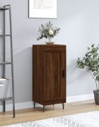 vidaXL Сайдборд кафяв дъб 345x34x90 см инженерно дърво
