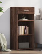 vidaXL Сайдборд кафяв дъб 40x425x93 см инженерно дърво