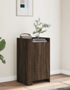 vidaXL Сайдборд кафяв дъб 45x35x75 см инженерно дърво