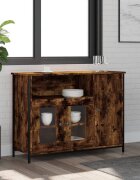 vidaXL Сайдборд опушен дъб 100x35x75 см инженерно дърво