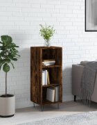 vidaXL Сайдборд опушен дъб 345x325x90 см инженерно дърво