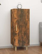 vidaXL Сайдборд опушен дъб 345x34x90 см инженерно дърво