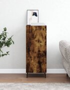 vidaXL Сайдборд опушен дъб 345x34x90 см инженерно дърво