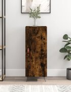 vidaXL Сайдборд опушен дъб 345x34x90 см инженерно дърво