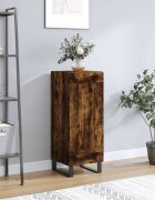 vidaXL Сайдборд опушен дъб 345x34x90 см инженерно дърво