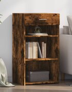 vidaXL Сайдборд опушен дъб 50x425x93 см инженерно дърво
