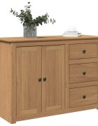 vidaXL Сайдборд с чекмеджета PANAMA 112x40x80 см бор масив