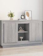 vidaXL Сайдборд сив сонома 102x35x60 см инженерно дърво