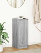vidaXL Сайдборд сив сонома 295x34x76 см инженерно дърво