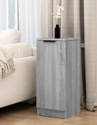 vidaXL Сайдборд сив сонома 30x30x70 см инженерно дърво