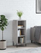 vidaXL Сайдборд сив сонома 345x325x90 см инженерно дърво