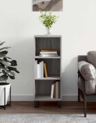 vidaXL Сайдборд сив сонома 345x325x90 см инженерно дърво