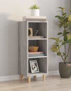 vidaXL Сайдборд сив сонома 345x325x90 см инженерно дърво