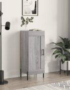 vidaXL Сайдборд сив сонома 345x34x90 см инженерно дърво