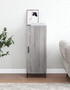 vidaXL Сайдборд сив сонома 345x34x90 см инженерно дърво
