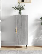 vidaXL Сайдборд сив сонома 345x34x90 см инженерно дърво