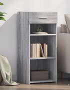 vidaXL Сайдборд сив сонома 40x425x93 см инженерно дърво