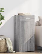 vidaXL Сайдборд сив сонома 40x425x93 см инженерно дърво