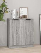 vidaXL Сайдборд сив сонома 60x30x70 см инженерно дърво