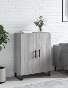 vidaXL Сайдборд сив сонома 695x34x90 см инженерно дърво