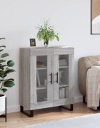 vidaXL Сайдборд сив сонома 695x34x90 см инженерно дърво