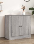 vidaXL Сайдборд сив сонома 70x355x675 см инженерно дърво