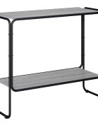 vidaXL Сайдборд Сив Сонома 93.5 x 38 x 75 cm Инженерна дървесина