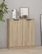 vidaXL Сайдборд сонома дъб 60x30x70 см инженерно дърво